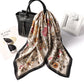 Vintage Inspired Lily Print Silky Scarf