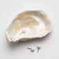 5 x 3.25" Ceramic Oyster Shaped Dish