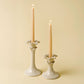 Palm Tree Candle Holders - Cream