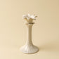 Palm Tree Candle Holders - Cream