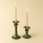 Palm Tree Candle Holders - Green