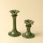 Palm Tree Candle Holders - Green