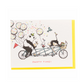 Tandem Bike Birthday Card
