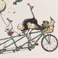Tandem Bike Birthday Card