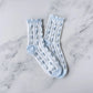 Pastel Floral Print Socks