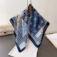 Patchwork Print Y2K Style Scarf