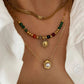 Inlaid Pearl Necklace