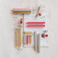 Pink + Red Present Shaped Tapered Candles