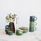 14oz Hand-Painted Stoneware Mug