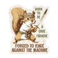 Enraged Squirrel Sticker