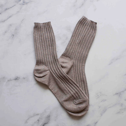 Ribbed Knit Socks
