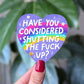 Consider STFU Sticker