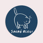 Sacré Bleu Sticker