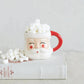 Stoneware Santa Mug