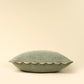 20x20 Scalloped Edge Pillow - Sage