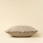 20x20 Scalloped Edge Pillow - Silver Grey