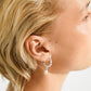 Shift Pearl Hoop Earrings