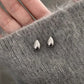 Tibetan Silver Drop Studs