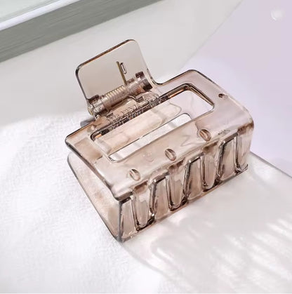 The Translucent Square Hair Claw