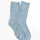 Speckled Wool Blend Knit Socks