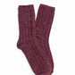 Speckled Wool Blend Knit Socks