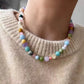 Spring Brights - Natural Stone Beaded Necklace