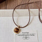 Vintage Square Agate Pendant