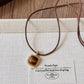Vintage Square Agate Pendant