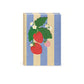 Embroidered Strawberries Journal