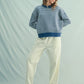 Striped Drop Shoulder Sweater