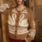 Swan Button Down Cardigan