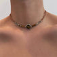 Tiger Eye Beaded Choker