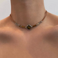 Tiger Eye Beaded Choker