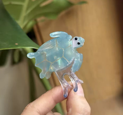 Sea Life Hair Claw - Tiny Turtle
