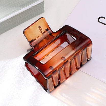 The Translucent Square Hair Claw