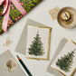 Evergreen Tree Mini Christmas Card