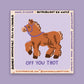 Off You Trot Vinyl Sticker