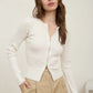 Two-Way Zipper Knit Cardigan