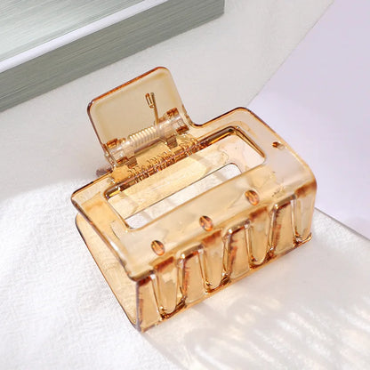 The Translucent Square Hair Claw