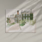 Vintage Watercolour House 8x10" Print