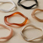 Wavy Acrylic Bangle