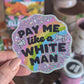 Pay Me Sticker - Holographic Glitter