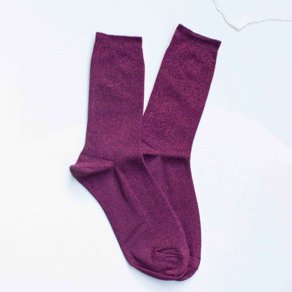 Modal Blend Glitter Socks