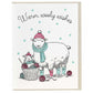 Warm Wooly Wishes Holiday Card