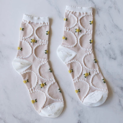 Antique Rose Socks
