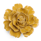 Ceramic Flower - Burnt Yellow Rose