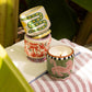 A Dopo Painted Vessel Candles
