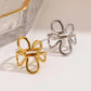 Abstract Flower Ring