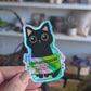 Antidepressant Cat Sticker - Holographic