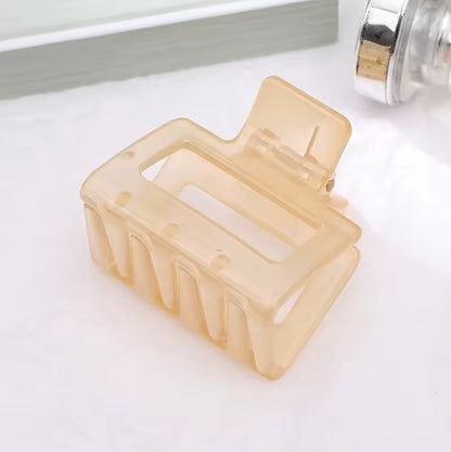 The Frosted Square Hair Claw